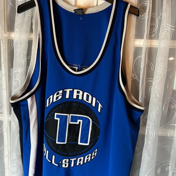 Vintage Street Ball All-STARS Detroit Michigan #17 Jersey Men Size 56 - Picture 2 of 9